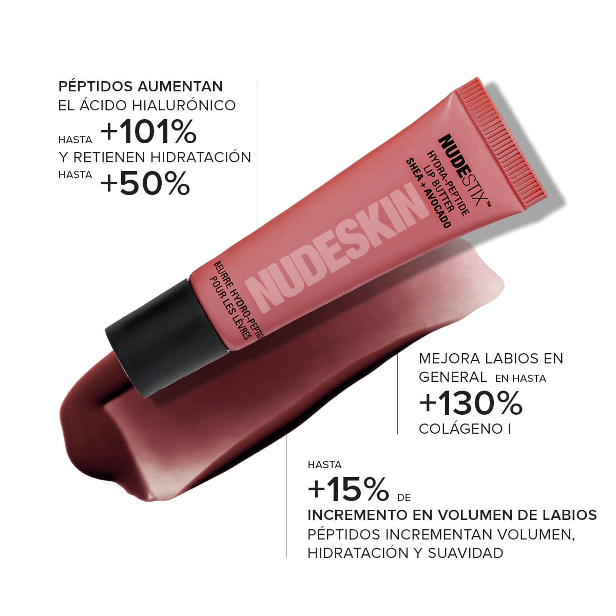 NUDESKIN HYDRATING PEPTIDE LIP BUTTER (BÁLSAMO DE LABIOS)